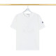 2024 Summer New Unisex Fashion Three-dimensional LOGO Cotton T-shirt White T2054#202458