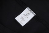 2024 Summer New Unisex Fashion Three-dimensional LOGO Cotton T-shirt Black T2054#202458