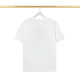 Summer Simple Letter Embroidery Cotton Round Neck T-Shirt White T2026#202358