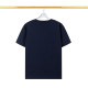 Summer New Unisex Fashion High-grade Chest With Pocket Cotton T-shirt Blue T20243202458