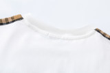 2024 Summer New Unisex High-end Fashion with Pocket Cotton T-shirt White T2073#202460