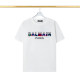 Summer new simple versatile colorful letters Logo embroidery cotton T-shirt White T2040 # 202460