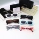 Retro Light-luxury Solid Color Lens Logo Decoration Fashion Sunglasses 32072