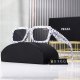 Simple Light-luxury Square Enlarged Lenses Fashionable Versatile Sunglasses 0160