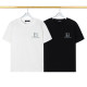 2024 Summer New Simple Versatile Letter Logo Embroidery Cotton T-shirt T2066#202458
