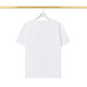 Spring And Summer New Unisex Fashion Wild Three-dimensional LOGO Cotton T-shirt White T2025 # 202458