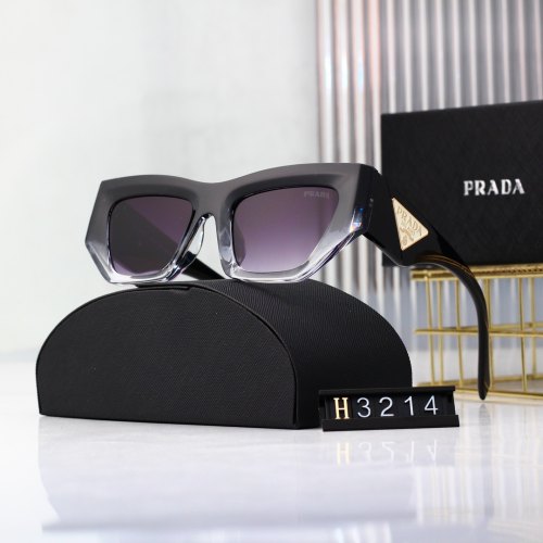 Simple Light-luxury Gradient Lenses Trendy Versatile Sunglasses 3314