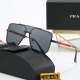 Minimalist Retro Plus Solid Color Lenses Business Sunglasses 3849