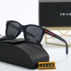 Simple Light-luxury Enlarged Solid Colored Lenses Fashionable Versatile Sunglasses 3718