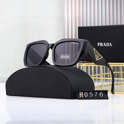 Simplicity Light-luxury Enlarged Gradient Color Lenses Fashionable Versatile Sunglasses 0576