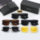 Simple Light-luxury Solid Color Lenses Fashionable Versatile Sunglasses 3717