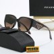 Large Gradient Lenses Adorn Face Shape Simple Light-luxury Sunglasses 3819