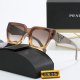 Retro Light-luxury Square Frame Gradient Lens Versatile Sunglasses 3839