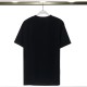 Summer New Fashion Versatile Letters Logo Printing Cotton T-shirt Black 8282#202455