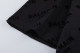 2024 Summer New Unisex Fashion Hundred With Full Print LOGO Jacquard Cotton T-shirt Black T2078#202460