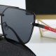 Minimalist Retro Plus Solid Color Lenses Business Sunglasses 3849