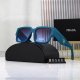 Minimalist Fashionable Gradient Lenses Travel Versatile Sunglasses 0566