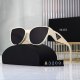 Retro Fashion Gradient Color Large Lenses Travel Versatile Sunglasses 3209
