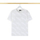 2024 Summer New Unisex Fashion Hundred Full Body LOGO Jacquard Cotton T-shirt White T20703202460