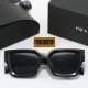 Retro Light-luxury Square Frame Gradient Lens Versatile Sunglasses 3839