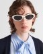 Avant-garde Design Fashionable Solid Color Lenses Travel Versatile Sunglasses 7136