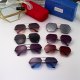 Metal Texture Diamond Gradient Lenses Travel Fashion Men's Glasses 0821