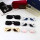 Hollow Frame Design Gradient Color Lenses Fashionable Versatile Women's Glasses 33002