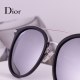 Metal Texture Lightweight Frame Gradient Color Oversized Lenses Fashionable Versatile Glasses 803