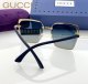 Metal Texture Gradient Color Lenses Fashionable Versatile Men's Glasses 6211