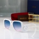 Hollow-out Design Gradient Color Large Lenses Fashionable Tourist Women's Glasses 33003