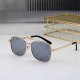 Metal Texture Gradient Color Large Lenses Light-luxurious Fashionable Sunglasses 27378