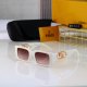 Hollow-out Design Frame Gradient Color Lenses Fashionable Travel Glasses 9363