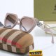 Retro Light Luxury Gradient Color Large Lens Trendy Travel Glasses 3835