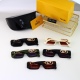 Hollow-out Design Frame Gradient Color Lenses Fashionable Travel Glasses 9363