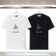 Summer New Men's Fashion 3D Printing Cotton T-shirt White 8300#202458