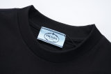 Summer New Men's Fashion 3D Printing Cotton T-shirt Black 8300#202458