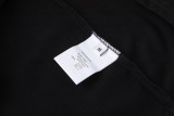 Summer New Unisex Simple Printed Cotton T-Shirt Black T2042#202458