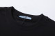 Summer New Unisex Simple Printed Cotton T-Shirt Black T2042#202458