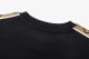 Summer New Unisex Fashion Versatile Letters Logo Embroidery Cotton T-shirt Black T2062#202460