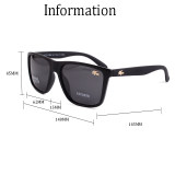 Retro Minimalist Polarized Lenses Fashionable Versatile Glasses 709