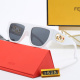 O Lock Retro Fashion Solid Color Lens Travel Versatile Glasses 3828