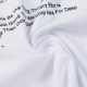 Summer New Simple Versatile Printed Cotton T-shirt White 2530#202458