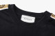 Summer New Unisex Fashion Versatile Letters Logo Embroidery Cotton T-shirt Black T2062#202460