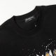 Summer New Men's Fashion Versatile Printing Cotton Short-sleeved T-shirt Black 2533 #202458