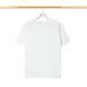 Spring And Summer New Unisex Fashion Wild Three-dimensional Embossed Cotton T-shirt White T2085 # 202460