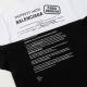 Summer New Simple Versatile Printed Cotton T-shirt Black 2530#202458