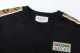 Summer New Unisex Fashion Versatile Letters Logo Embroidery Cotton T-shirt Black T2062#202460