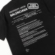 Summer New Simple Versatile Printed Cotton T-shirt Black 2530#202458