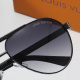 Attitude Exquisite Engraved Frame Gradient Color Large Lenses Trendy Versatile Sunglasses 3826