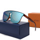 Waimea Square Integrated Solid Color Large Lenses Minimalist Stylish Travel Glasses 1082